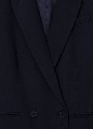 Double-breasted two-button jacket