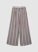 Pantalon palazzo à rayures - XS