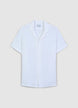 Camicia bowling cotone goffrato - S