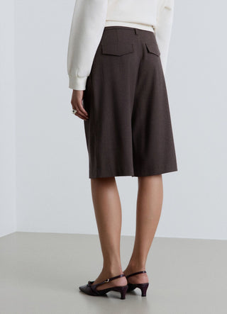 Shorts bermuda con pinces