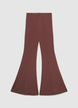 Leggings mit weitem Bein in Uni-Farbe - XS