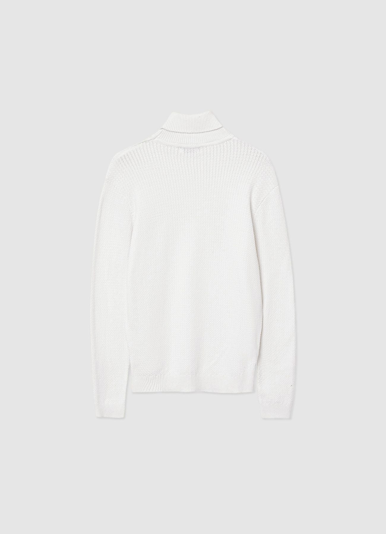 Mixed weave turtleneck jumper – Calliope