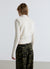 Sweater with plush-effect insert and zip