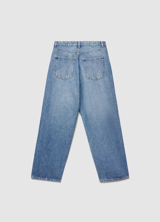Jeans baggy z pięcioma kieszeniami