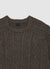 Maglione girocollo a trecce