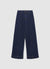 Jeans wide leg con pieghe vita alta