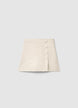 Gonna-pantalone con bottoni laterali - S