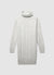 Rollkragenpullover mit Zopfmuster