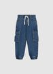 Cargo-Jogging-Jeans mit Kordelzug - 6-7