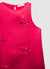 Ärmelloses Kleid mit applizierten Schleifen