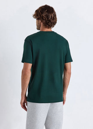 T-shirt girocollo a tinta unita