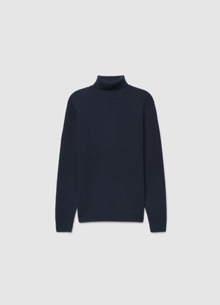 Rollkragenpullover aus Wollmischung