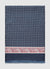 Foulard long avec imprimé et franges