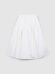 Pleated midi skirt - M
