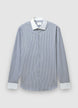 Slim-Fit-Hemd mit Streifen - S