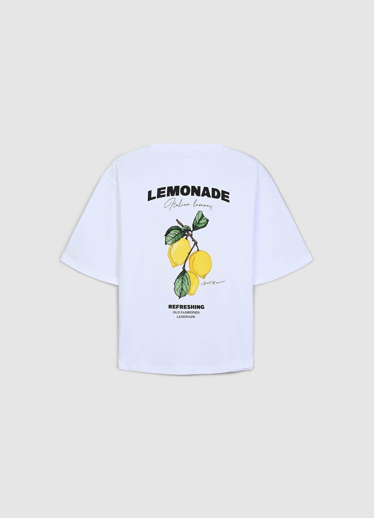 Lemon print front/back T-shirt SAB0072134001S3472 – Calliope