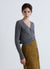 Cardigan in maglia a trecce