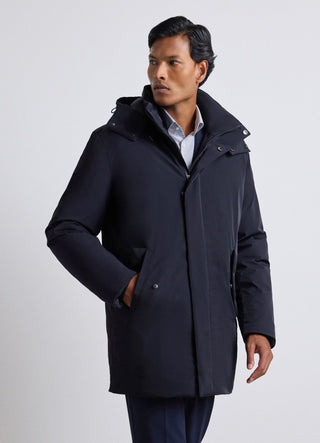 Gepolsterter Car Coat mit Kapuze