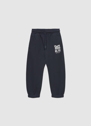 Pantalon jogger oversize avec imprimé
