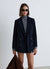 Double-breasted corduroy jacket