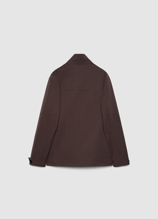 Sahariana con tasche e collo alto