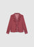 Shirt with ruffles and contrasting trims