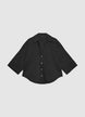 Camicia oversize con scollo a V - M