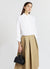 Camicia crop in cotone
