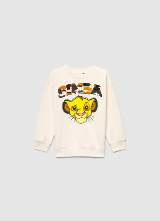 Sweat oversize avec imprimé Simba®