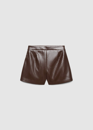 Jupe-pantalon avec travail tressé