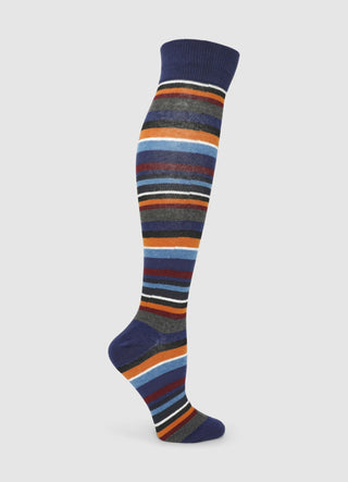 Long striped socks
