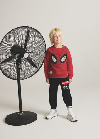 Pantaloni jogging con stampa Spider-Man