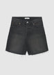 Bermuda jeans con orlo sfrangiato - 40