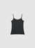 Top a tinta unita con spalline sottili