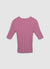T-shirt maglia a costine