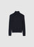 Rollkragenpullover mit Zopfmuster
