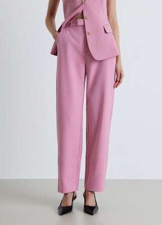 Solid colour baggy trousers