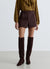 Plain shorts with satin waistband
