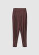 Pantaloni ampi con bottoni al fondo - S