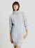 Rollkragenpullover mit Zopfmuster