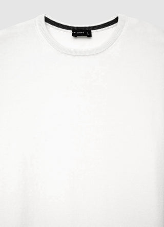 Maglia girocollo a tinta unita