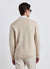 Knitted cardigan with collar and buttons