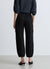 Straight cargo trousers with elasticated hem
