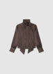 Shirt with neck scarf - XS
