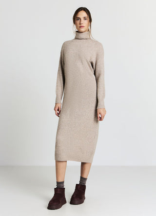 Long turtleneck knitted dress – Calliope