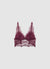 Hochgeschnittener Spitzen-Bralette-BH mit Cut-out