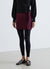 Suede-effect miniskirt with side zip
