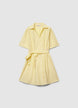 Short shirt dress with belt - S