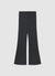 Flared solid-colour leggings