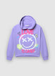 Kapuzenpullover mit Smiley-Print - 12-13